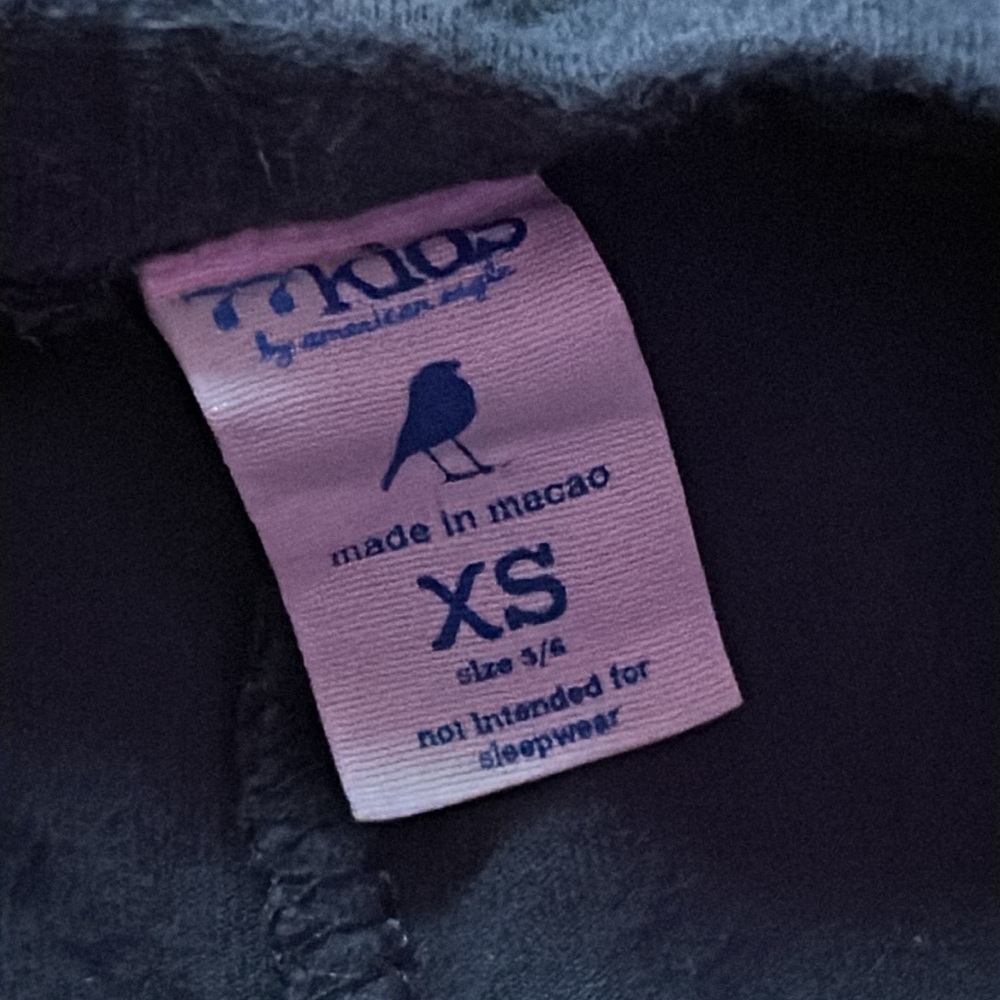 77 Kids leggings Size XS 3/4 - Picture 5 of 6